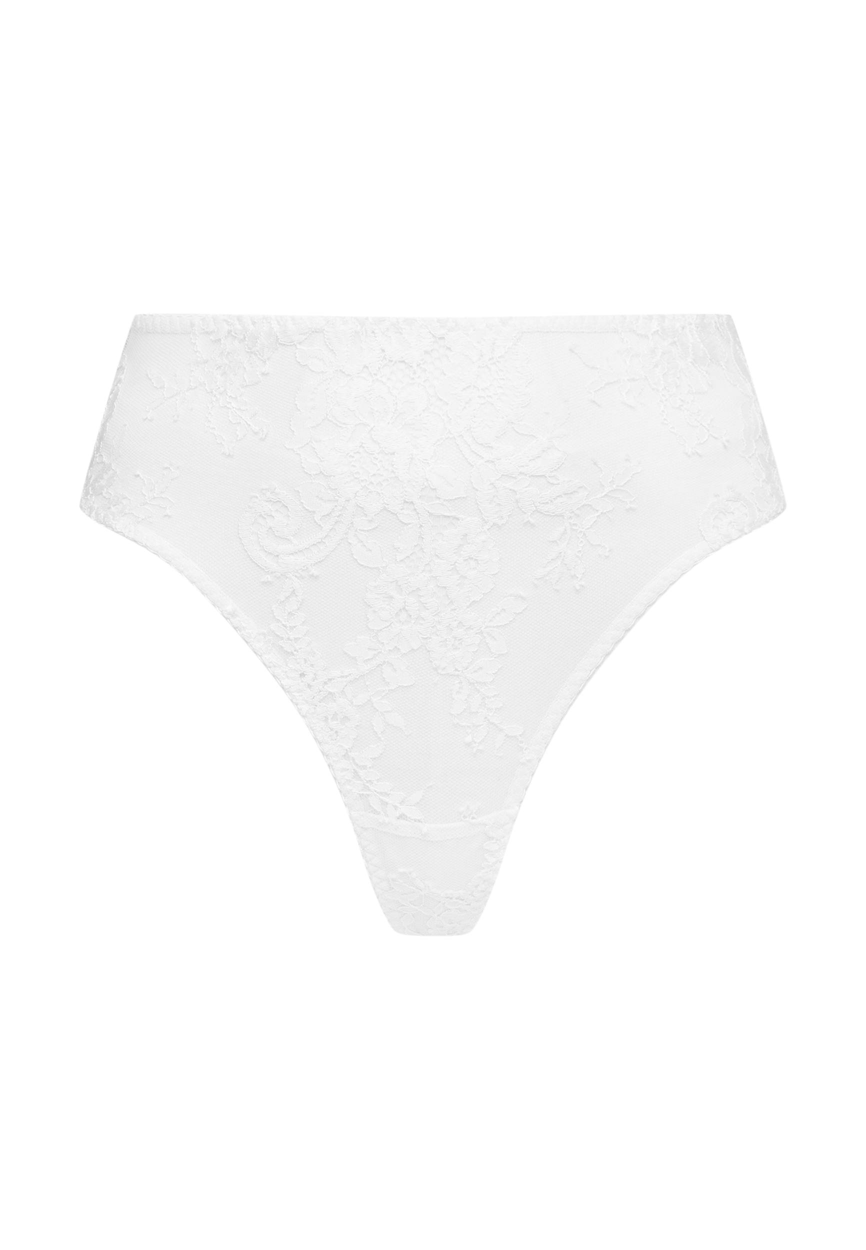 Высокие трусики стринги White Rose